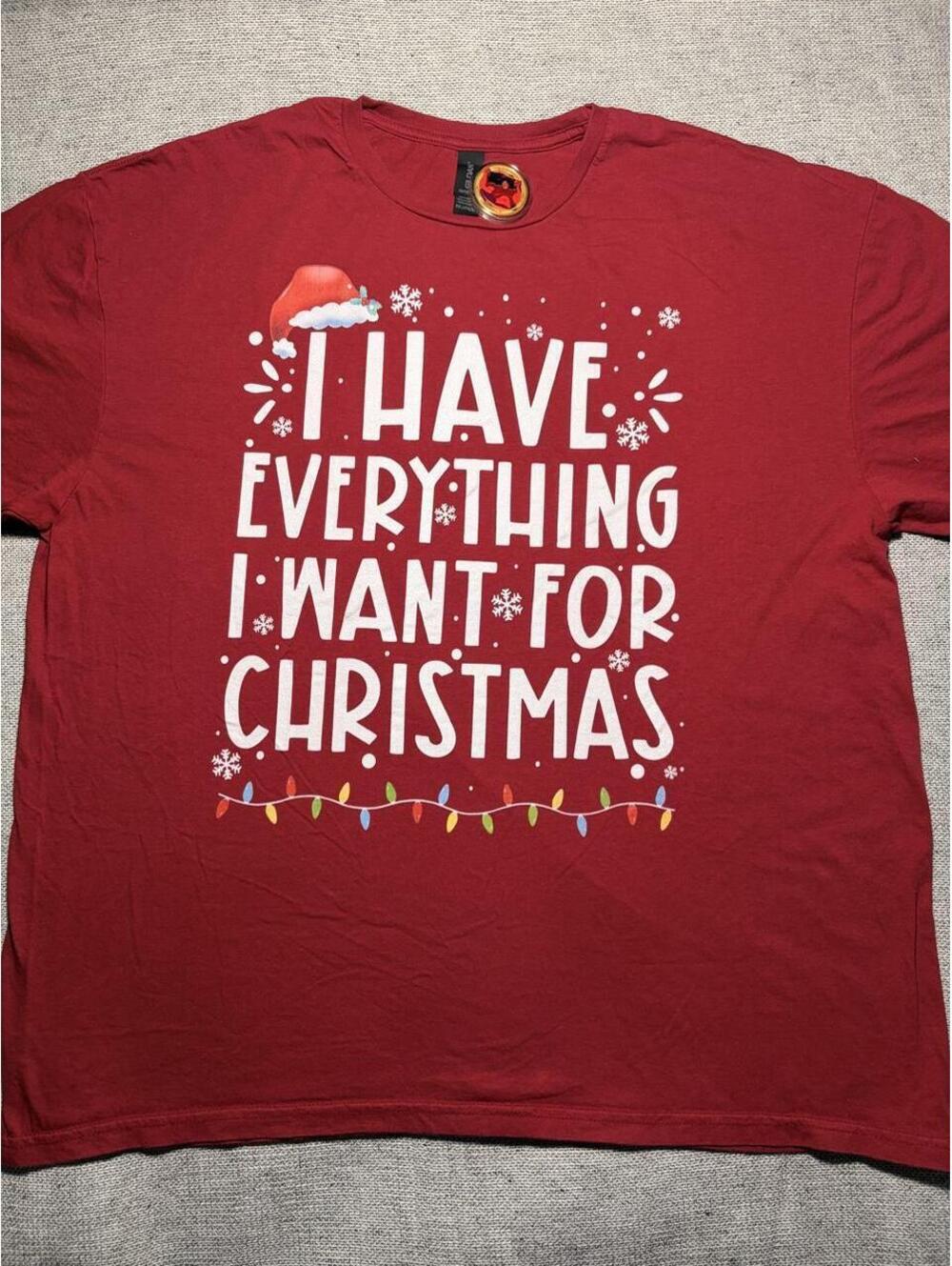 Gildan Red Christmas T-Shirt - 2XL - 0383